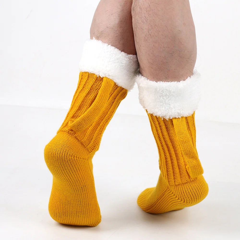 3D Beer Mug Knitted Socks - Men’s and Women’s