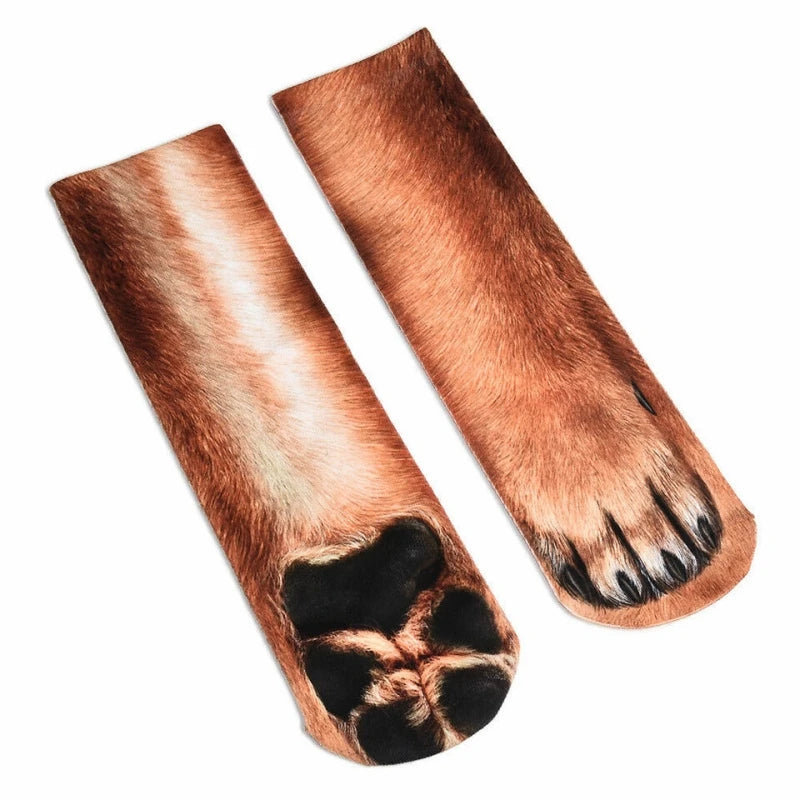 3D Animal Paw Socks - For Adults and Kids