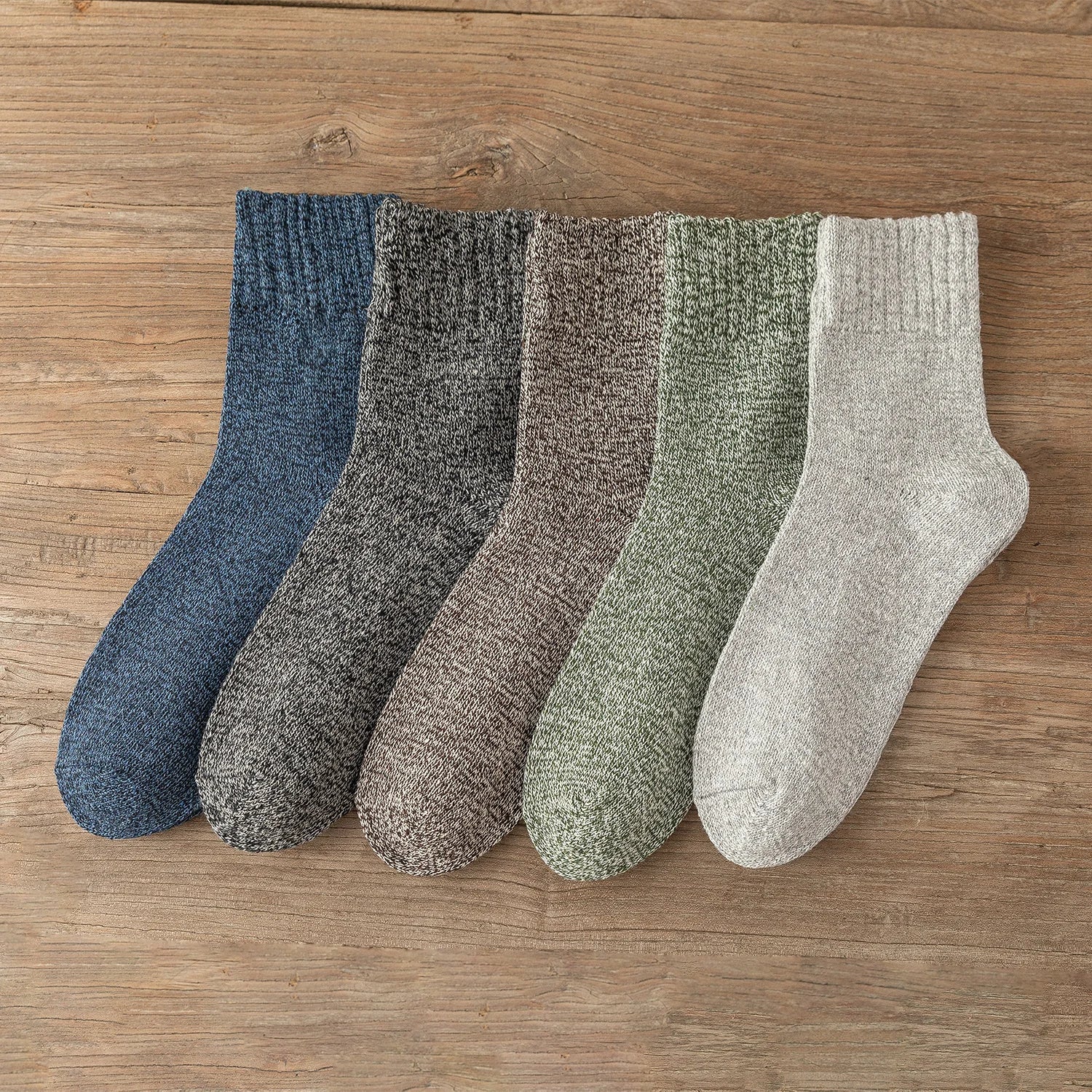 5 Pairs Vintage Winter Socks