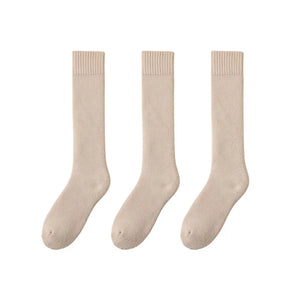 3 Pair Winter Thick Warm Men's Knee High Wool Socks