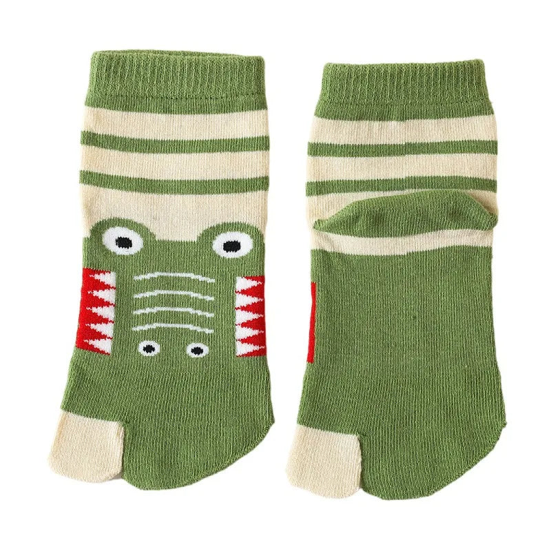 Kids Cotton Tabi Socks – 5 Pairs