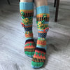 Women's Fashionable Warm Jacquard Long Socks