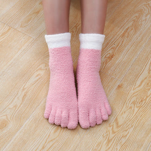 Women's Autumn And Winter Thermal Coral Fleece Sleeping Socks